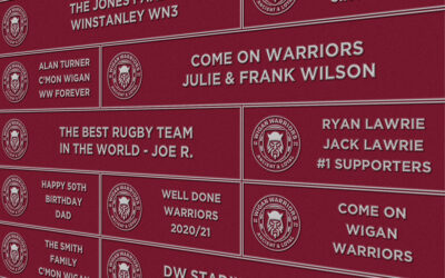 Launching with Wigan Warriors